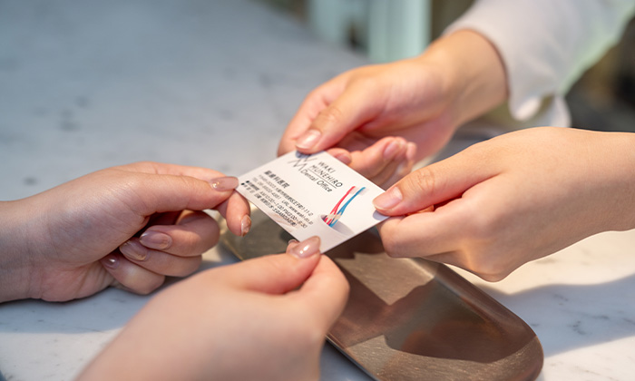 受付と問診表のご記入